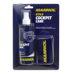 Mannol Очиститель-консервант приб. панели с губкой / Cockpit Care Vanilla, Для салона | Артикул 4036021996790