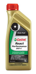 Castrol Синтетическая тормозная жидкость React Performance, 1л | Артикул 15037E в Костроме