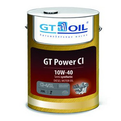 Купить моторное масло Gt oil GT Power CI, 20л Полусинтетическое | Артикул 8809059407073 в Костроме