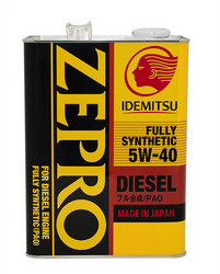    Idemitsu Zepro Diesel 5W-40 Cf Fully Synthetic 4  |  2863041  