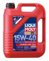 Купить моторное масло Liqui moly Touring High Tech SHPD-Motoroil Basic SAE 15W-40 Минеральное | Артикул 2475 в Костроме