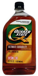    Quaker state Ultimate Durability European Full Synthetic SAE 5W-30 Motor Oil  |  073102040557  