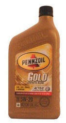    Pennzoil Gold SAE 5W-20 Synthetic Blend Motor Oil  |  071611914048  