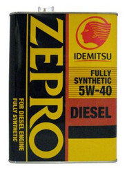    Idemitsu Zepro Diesel Fully Synthetic 5W-40  |  FIA88986L4L  