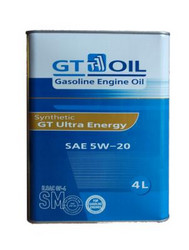 Купить моторное масло Gt oil GT Ultra Energy, 4л Синтетическое | Артикул 8809059407288 в Костроме