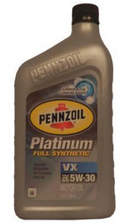    Pennzoil Platinum VX 5W30  |  071611000499  