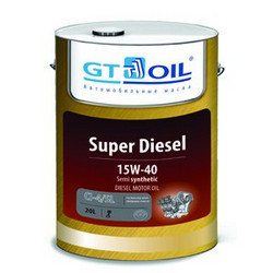 Купить моторное масло Gt oil Super Diesel, 20л Полусинтетическое | Артикул 8809059407080 в Костроме