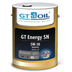 Купить моторное масло Gt oil GT Energy SN, 20л Синтетическое | Артикул 8809059407967 в Костроме