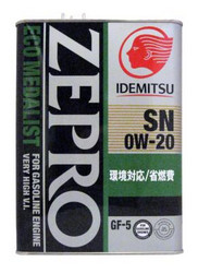    Idemitsu Zepro ECO MEDALIST 0W-20  |  FIA88486L4L  