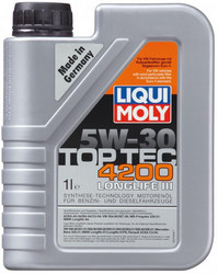 Купить моторное масло Liqui moly Top Tec 4200 Синтетическое | Артикул 3706 в Костроме
