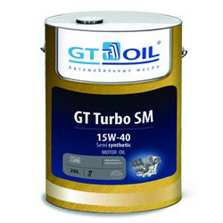 Купить моторное масло Gt oil GT Turbo SM, 20л Полусинтетическое | Артикул 8809059407059 в Костроме