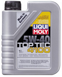 Купить моторное масло Liqui moly Top Tec 4100 Синтетическое | Артикул 3700 в Костроме