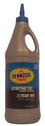 Трансмиссионные масла и жидкости ГУР: Pennzoil Synthetic 75W-90 (GL-4) , Синтетическое | Артикул 071611900737 в Костроме