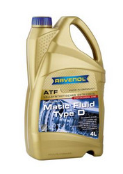 Трансмиссионные масла и жидкости ГУР: Ravenol ATF Matic Fluid Type D , Синтетическое | Артикул 4014835743793 в Костроме